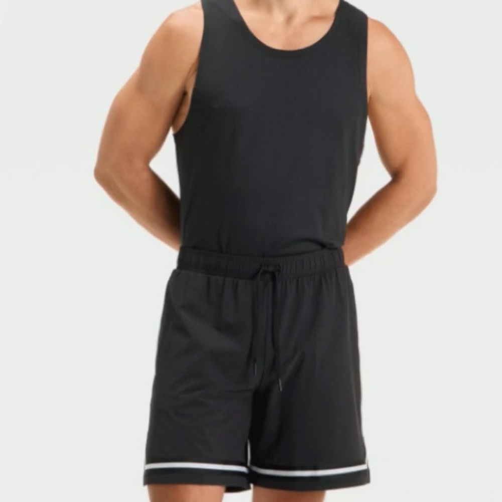 All In Motion Men's Basketball Shorts 7" Black Sz‎ L